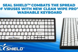 Seal Shield推出全新Clean Wipe Pro可水洗键盘